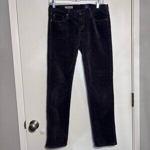 AG Adriano Goldschmied The Stevie Petite Slim Leg Corduroy Pants Womens Size 28P